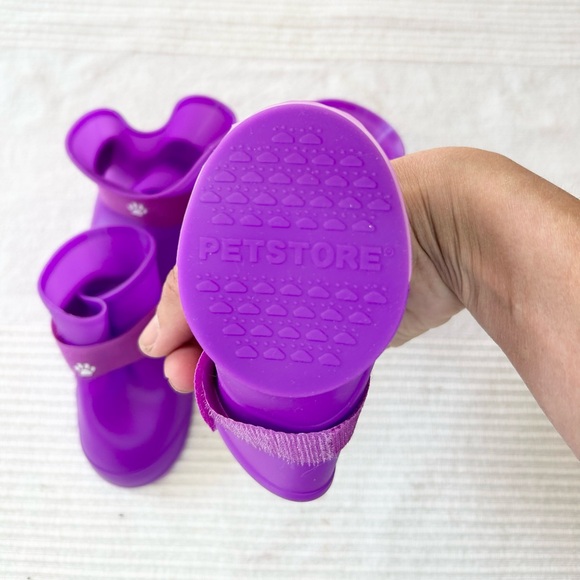 Petstore Waterproof Anti-slip Rain Booties Rubber Dog Shoes - Picture 9 of 10